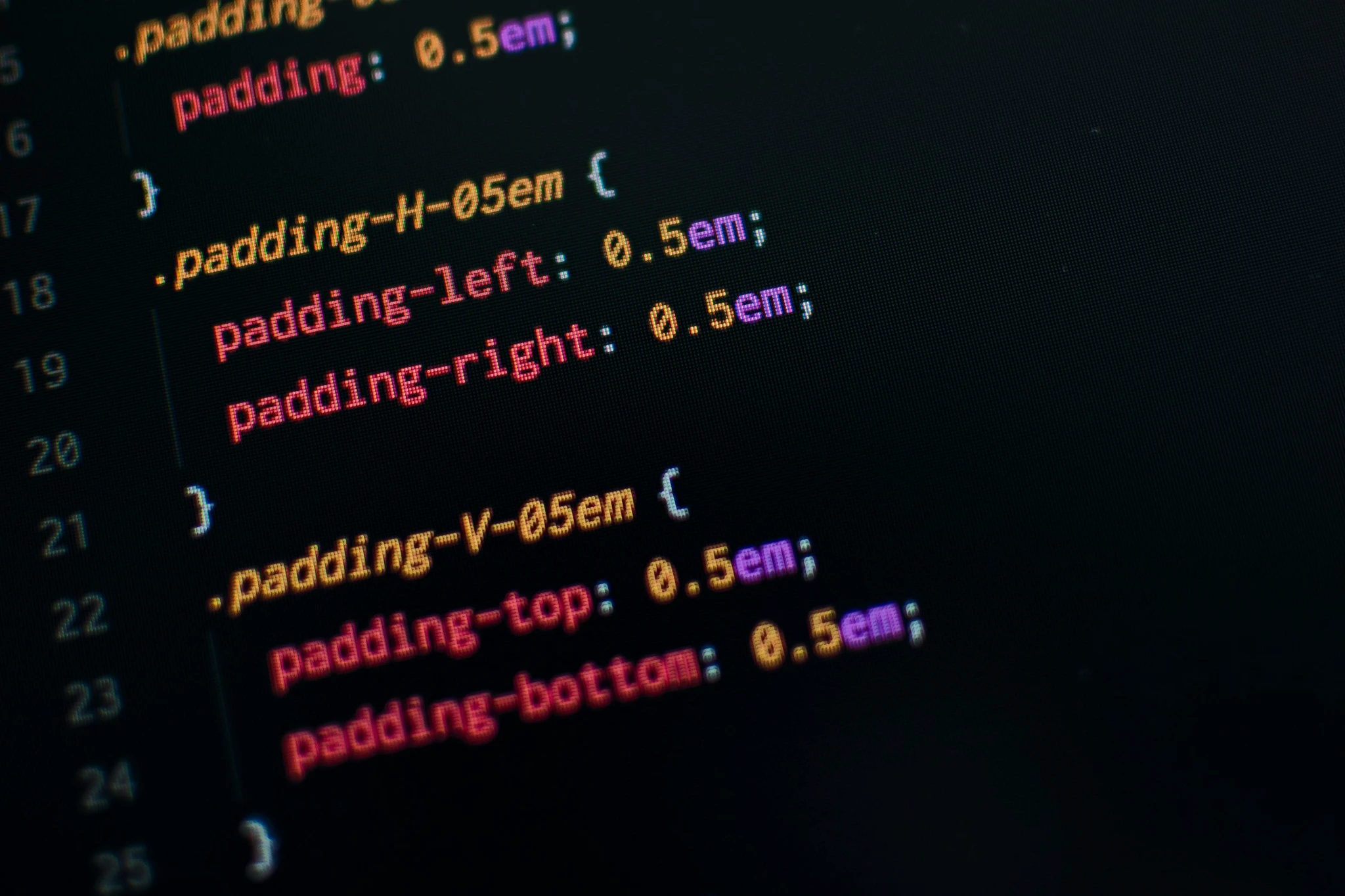 Well, I took this photo for a post. Though after retouching the photo, found out that it gives a nice feeling of programming even though it is just CSS.